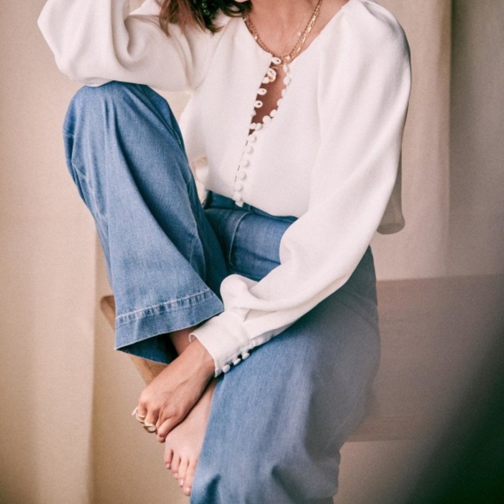 Sezane Amy Blouse: New with Tags!